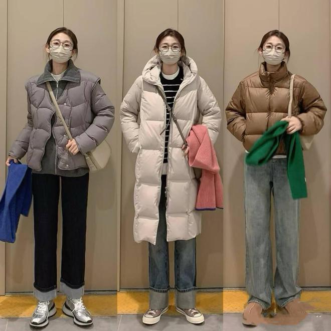 +直筒裤”大方保暖显腿长太适合小个子CQ9电子登录初冬都在穿的“羽绒服