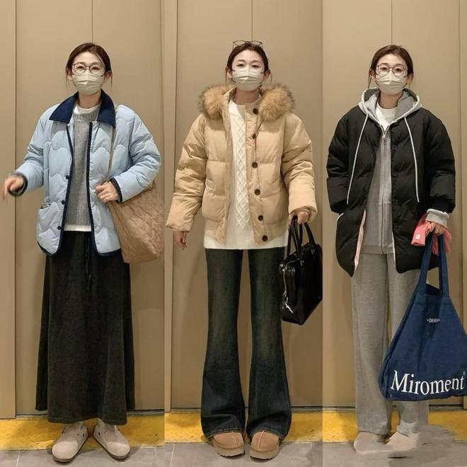 +直筒裤”大方保暖显腿长太适合小个子CQ9电子登录初冬都在穿的“羽绒服(图2)